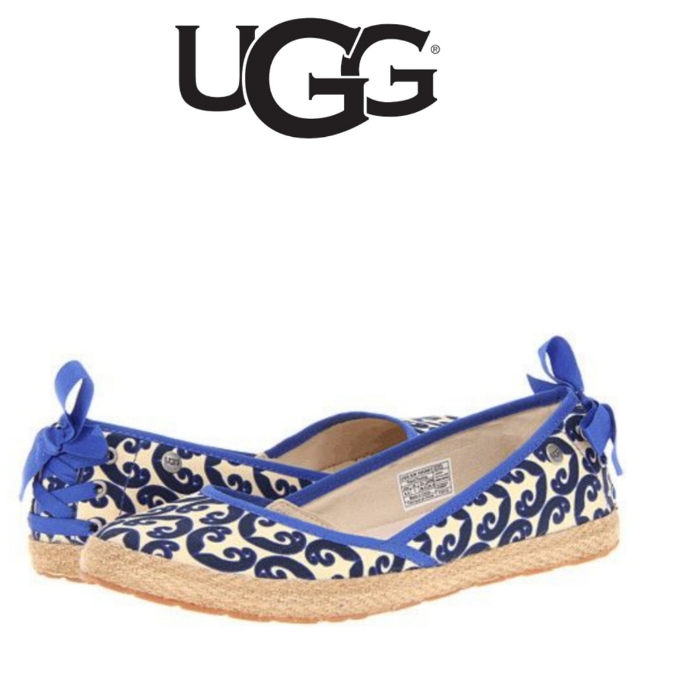 Ugg Indah Marrakech Biscotti Canvas Espadrilles